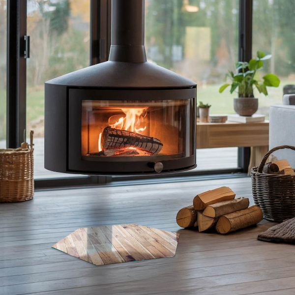 Podstawa kominkowa Deska drewniana w układzie