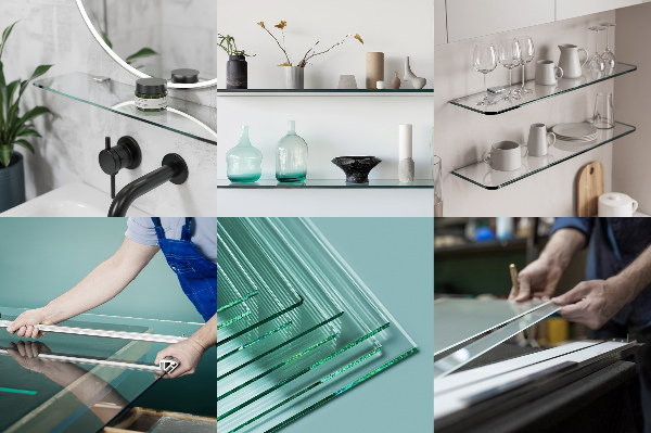 Półka pod lustro 45x13 cm