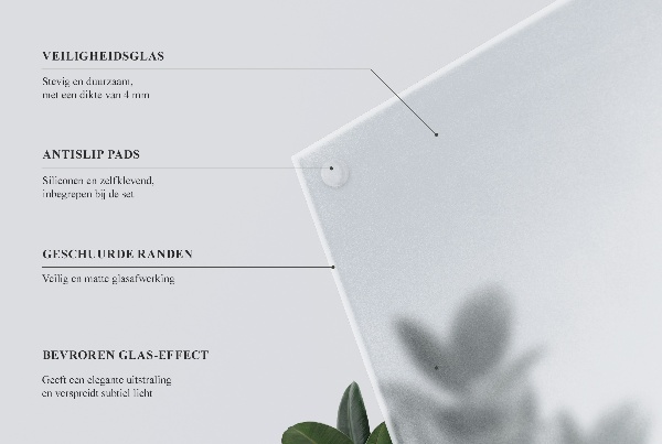 Blat do stolika w wersji półprzezroczystej