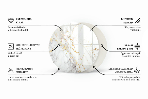 Blat Marmurowa struktura wzoru