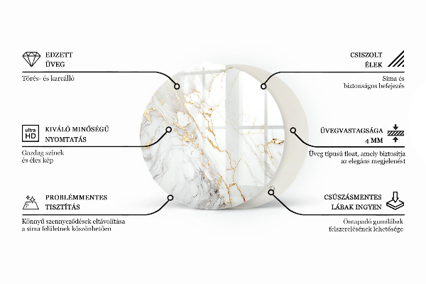 Blat Marmurowa struktura wzoru