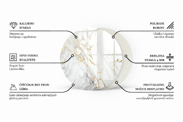 Blat Marmurowy styl z żyłkami