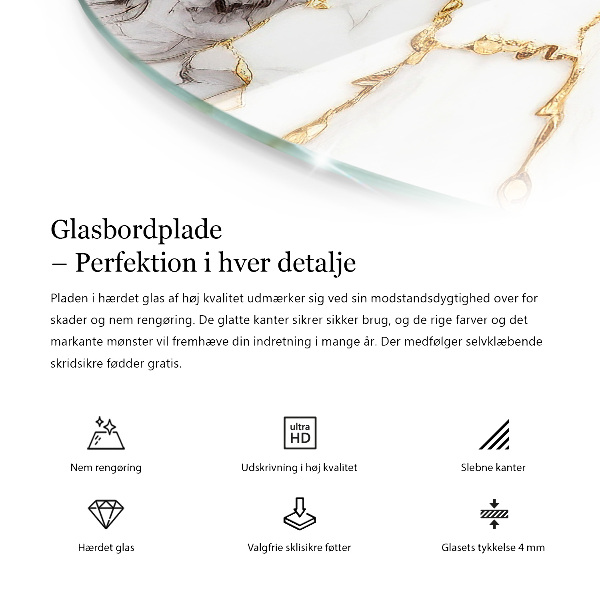 Blat Marmurowe żyły w designie