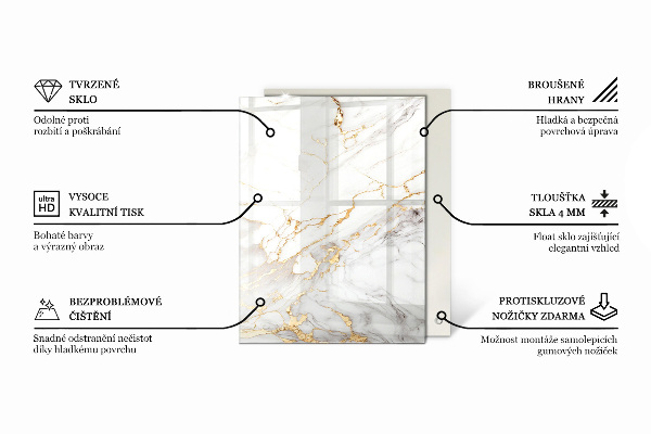 Blat Motyw marmurowej struktury