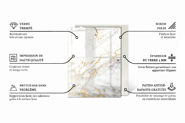 Blat Motyw marmurowej struktury