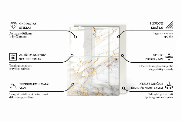 Blat Wzór żyłkowanego marmuru