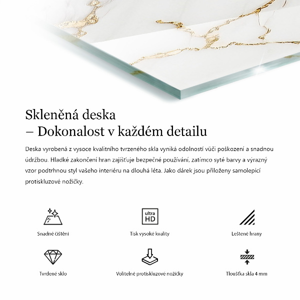 Blat Wzór marmuru z delikatnymi żyłami