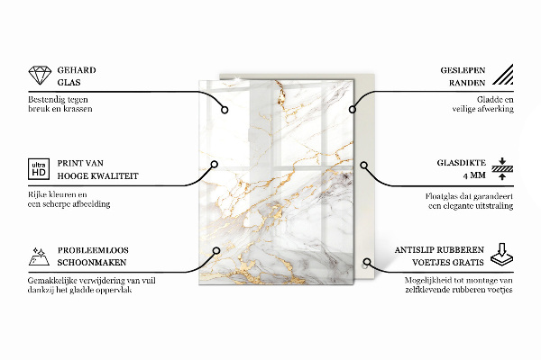 Blat Wzór marmuru z delikatnymi żyłami