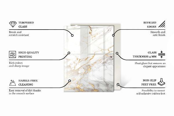 Blat Wzór marmuru z delikatnymi żyłami