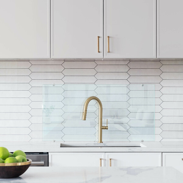 Transparentne szkło do kuchni na ścianę 100x50 cm