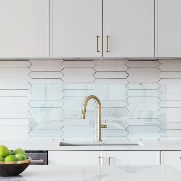 Szkło na ścianę do kuchni transparentne 125x50 cm