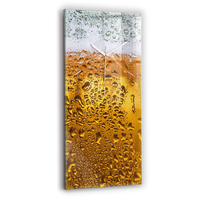 Zegar ścienny pionowy Kufel piwa