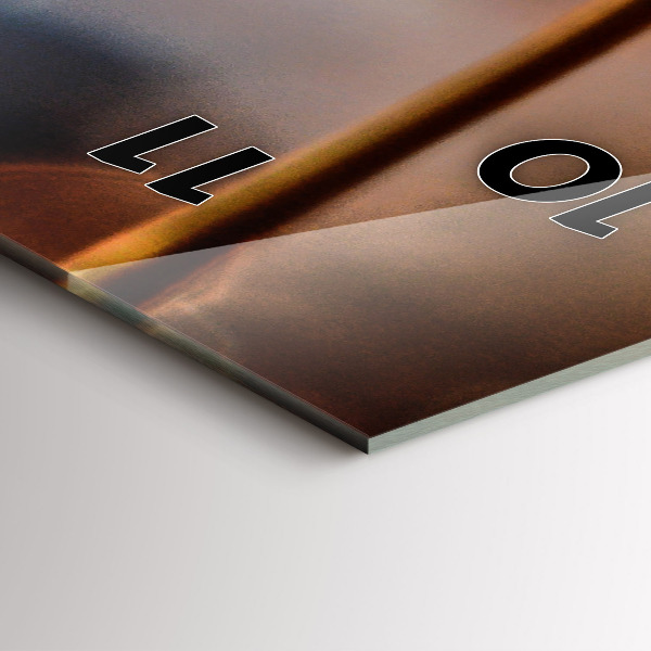 Zegar szklany pionowy Dmuchawiec z rosą