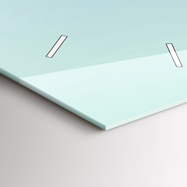 Zegar szklany pionowy Geometryczne figury