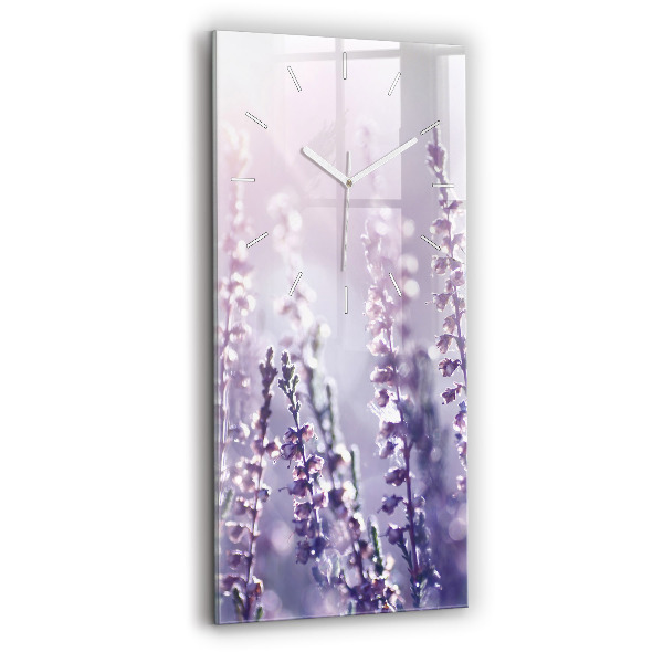 Zegar szklany pionowy Abstrakcja