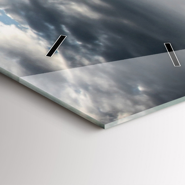 Zegar szklany pionowy Gondola w Wenecji