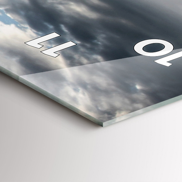 Zegar szklany pionowy Gondola w Wenecji