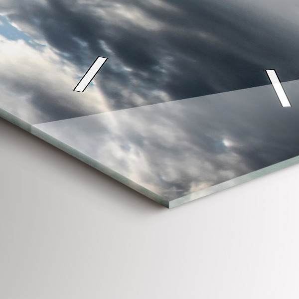 Zegar szklany pionowy Gondola w Wenecji