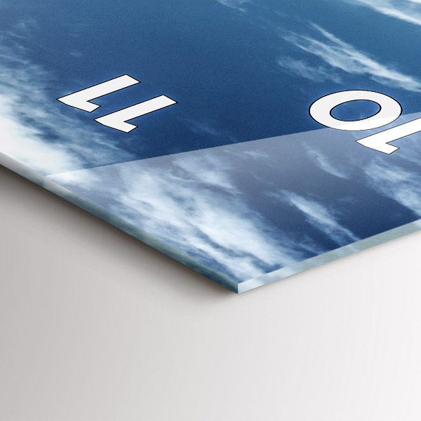 Zegar szklany pionowy Gondole Wenecja Włochy