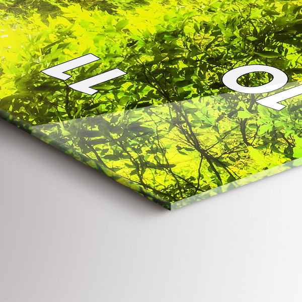 Zegar szklany pionowy Wodospad w Tajlandii