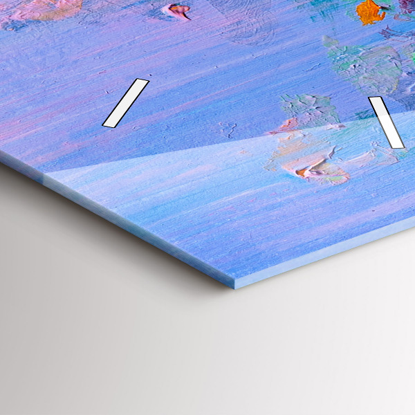 Zegar ścienny pionowy Kwiaty w wazonie