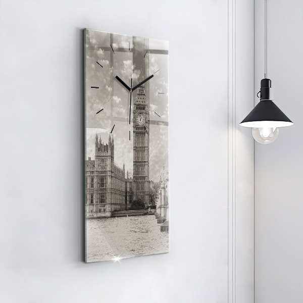 Zegar szklany pionowy Londyn Anglia Big Ben