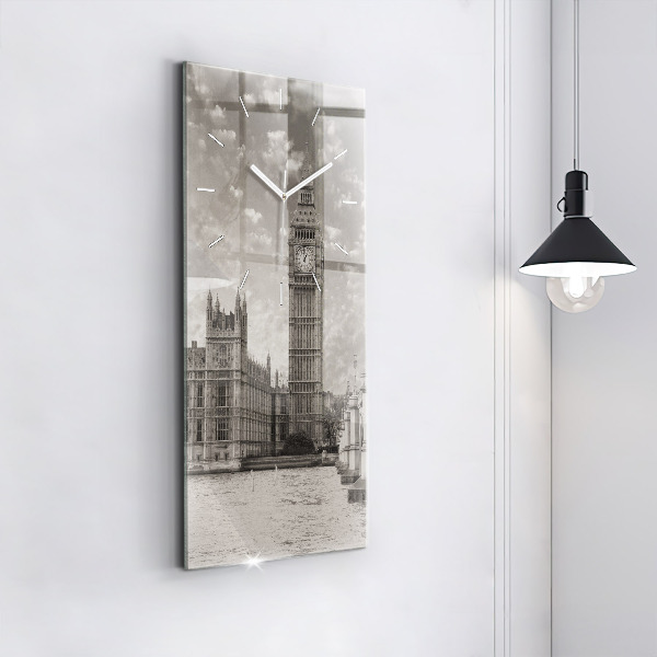 Zegar szklany pionowy Londyn Anglia Big Ben