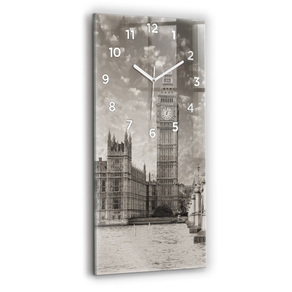 Zegar szklany pionowy Londyn Anglia Big Ben