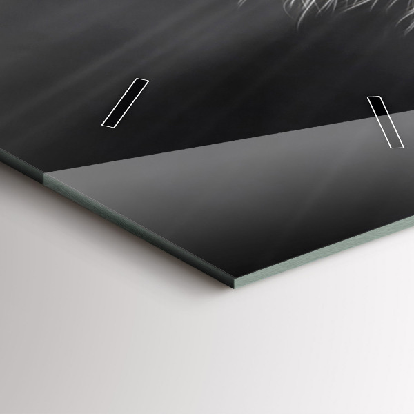 Zegar szklany pionowy Galopujący koń