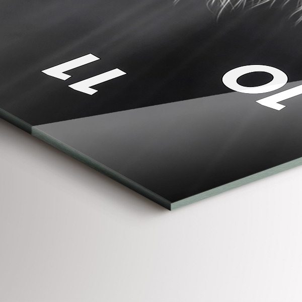 Zegar szklany pionowy Galopujący koń