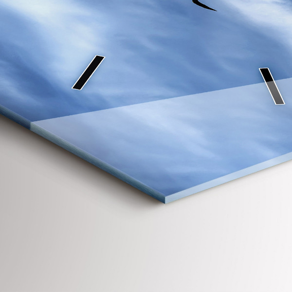 Zegar szklany pionowy Jezioro Zachód Słońca