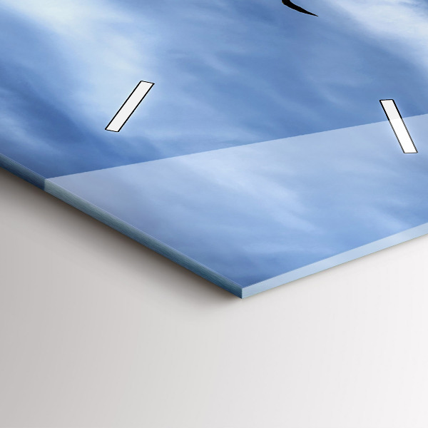 Zegar szklany pionowy Jezioro Zachód Słońca