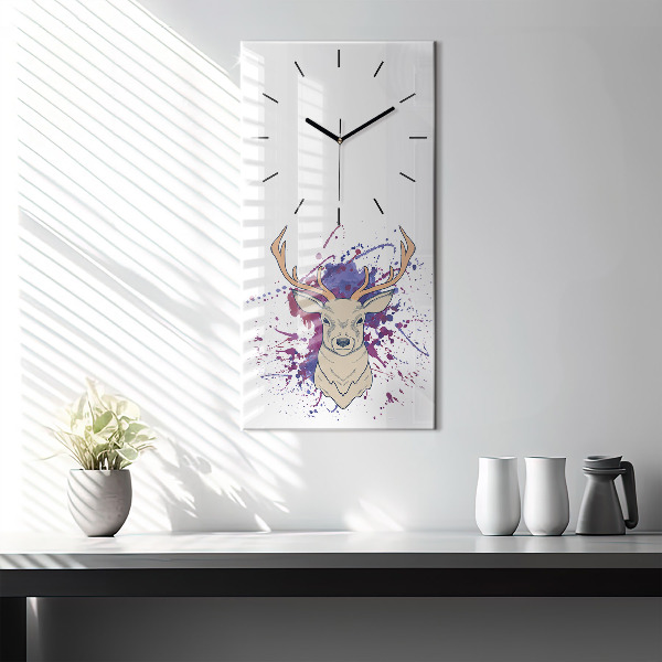 Zegar szklany pionowy Ilustracja wektorowa jelenia