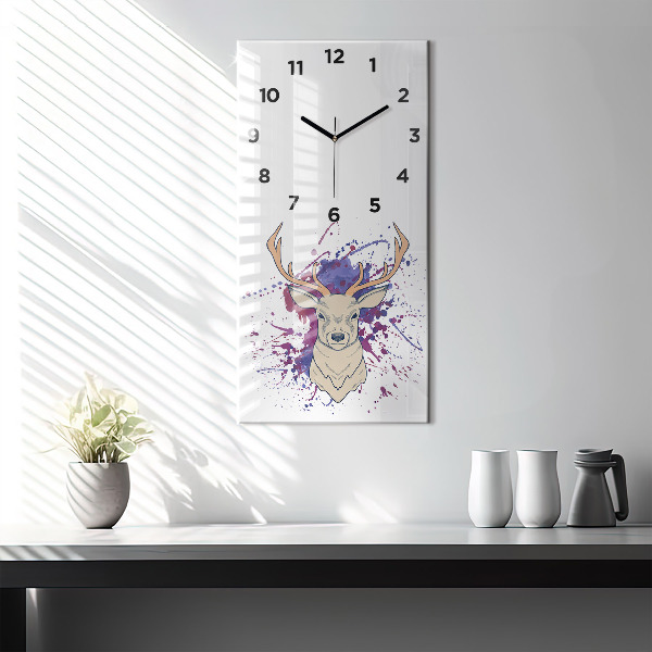 Zegar szklany pionowy Ilustracja wektorowa jelenia