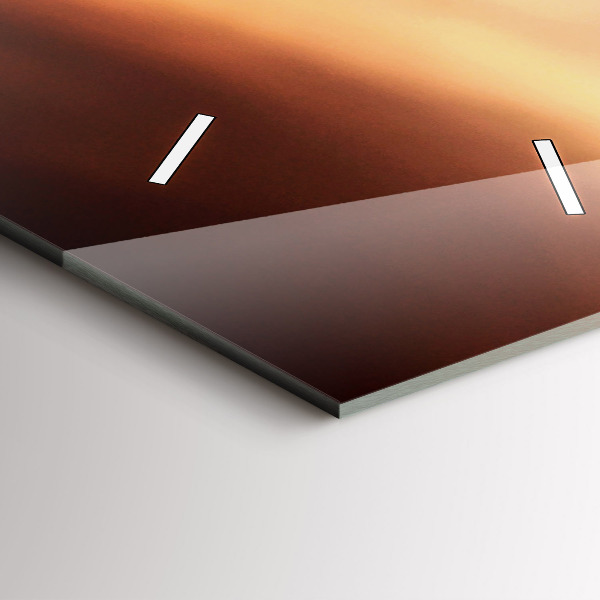 Zegar szklany pionowy Muszla na plaży