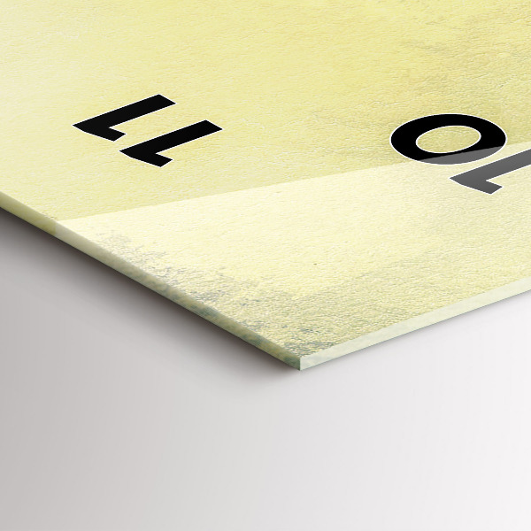 Zegar szklany pionowy Wioska rybacka