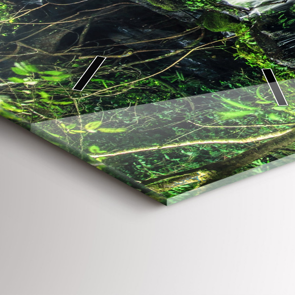 Zegar szklany pionowy Wodospad Tajlandia