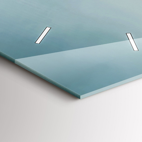 Zegar szklany pionowy Surrealistyczny flaming