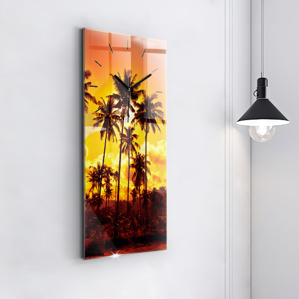 Zegar szklany pionowy Tajlandia plaża Klong Prao