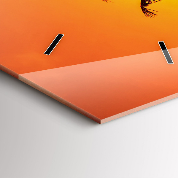 Zegar szklany pionowy Tajlandia plaża Klong Prao