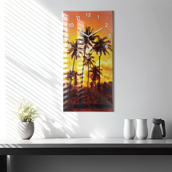 Zegar szklany pionowy Tajlandia plaża Klong Prao