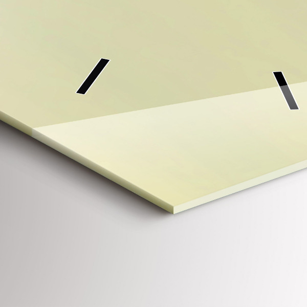 Zegar ścienny pionowy Mglisty las orzeł