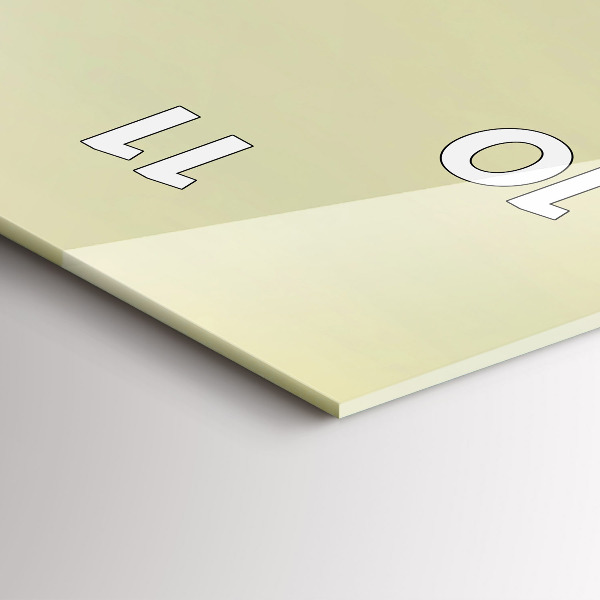 Zegar ścienny pionowy Mglisty las orzeł