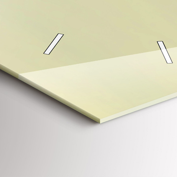 Zegar ścienny pionowy Mglisty las orzeł