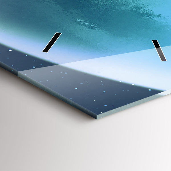 Zegar ścienny pionowy Człowiek na księżycu