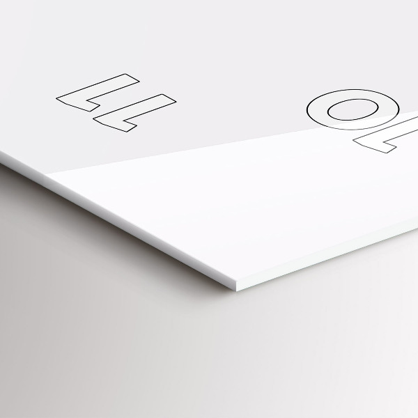 Zegar ścienny pionowy Abstrakcyjne pasma górskie