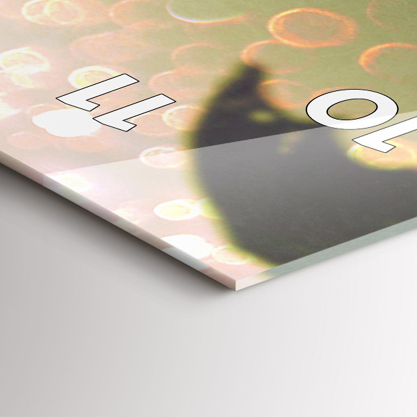 Zegar ścienny pionowy Ludzie z parasolami