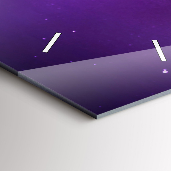 Zegar ścienny pionowy Zorza polarna