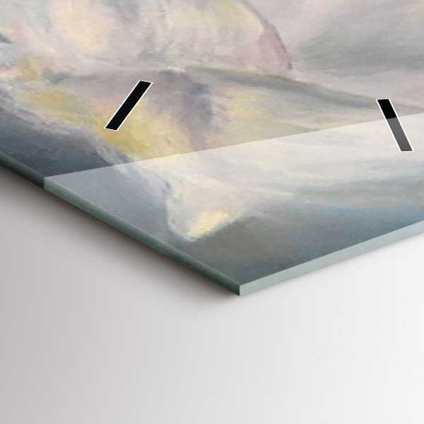 Zegar ścienny pionowy Piękna kobieta z koniem