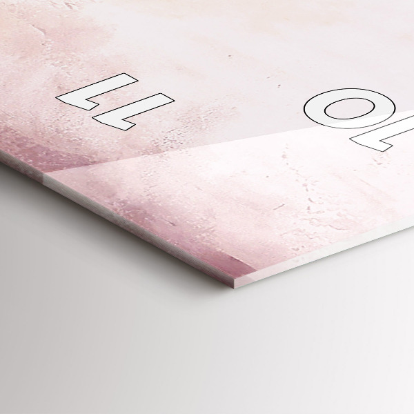 Zegar ścienny pionowy Rozkwitające kwiaty maki